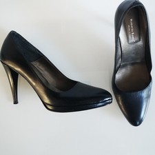 Pumps schwarz 41 Roberto Santi Neuwertig Leder ital. Design klassisch