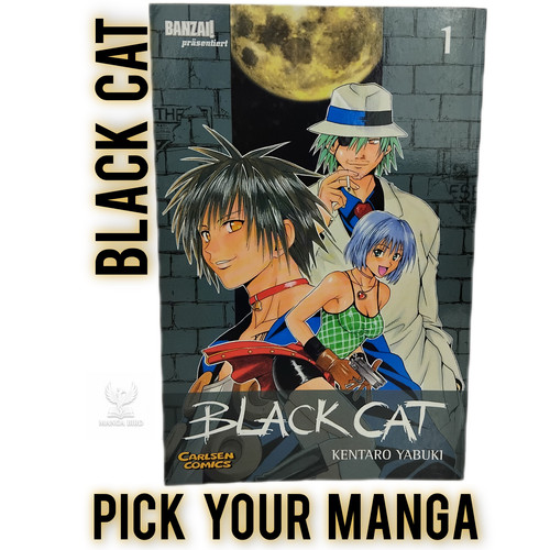Black cat manga zur auswahl - black,