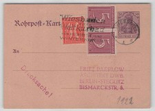 D. Reich Rohrpostkarte als