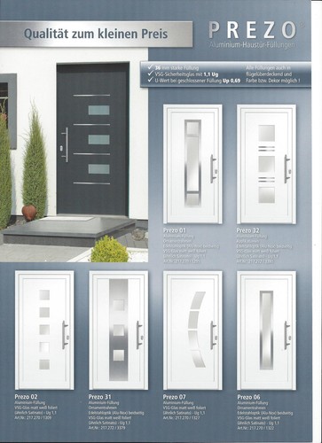 Prezo aluminium türfüllung - prezo, aluminium‑türfüllung