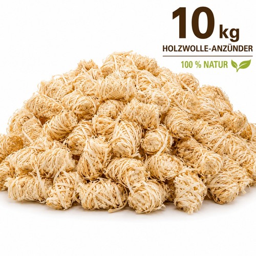 Grillanzünder holzwolle 10kg - grillanzünder,