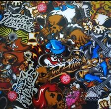 Wassertransferdruck Folie Stickerbomb 8 - 50cm breit