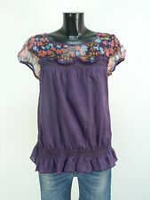 NOLITA TUNIKA GR S / LILA MIT MUSTER & TREND - CHIC    (  R 9018 R )