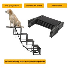 4-stufig Hundetreppe Rampe