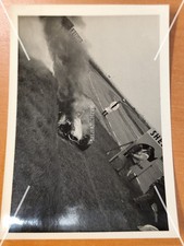 Original Foto UNFALL Rennwagen