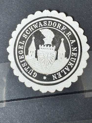 Reklamemarke siegelmarke - reklamemarke,