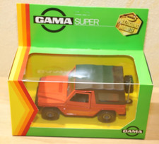 Gama 2107 Mercedes-Benz G-Klasse Cabrio  Geländewagen Rot, Jeep 1:25 OVP