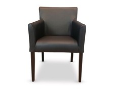 Breite Leder Esszimmerstühle