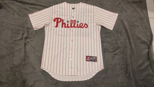 MLB Philadelphia Phillies Jersey Trikot Shirt Majestic Baseball Weiss