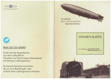 Reprint Blanko Speisen-Karte