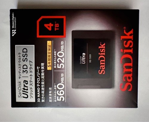 Sandisk ultra 4tb interne - 3d,