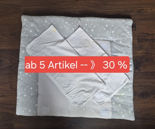 Wickelauflage baby grau weiß - wickelauflage,