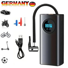 150PSI LCD Elektrische Akku Luftpumpe Auto Fahrrad Reifen Druckluft Kompressor