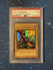 Yu-Gi-Oh 2002 Exodia The Forbidden One 1st Edition LDB-P124 Portuguese LOB PSA 5