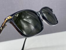 Vogue Sonnenbrille Herren Damen Schwarz Rechteckig Igor 90er Vollrand Biker