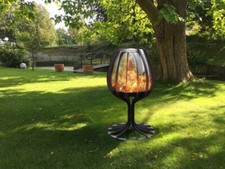 Feuerschale Feuerkorb Weinglas