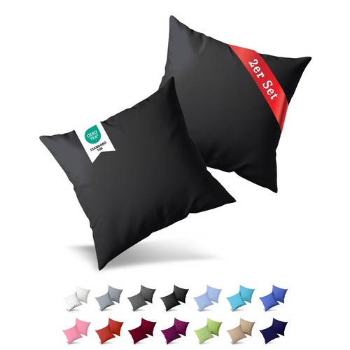 2er pack jersey - jersey, kissenbezug