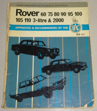Reparaturanleitung Rover P4 60-110 / P5 3-Litre / P6 2000, Baujahre 1949 - 1972