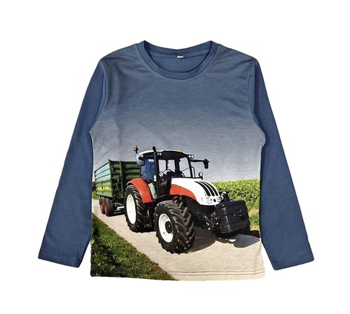 Jungen langarmshirt traktor - jungen,
