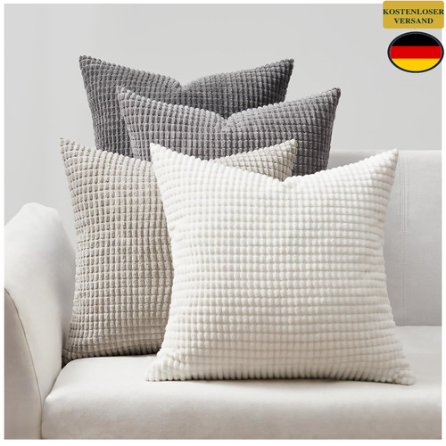 Kissenbezug 40x40 grau - cm,