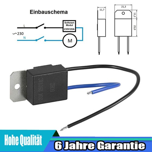 230v bis 20a sanftanlauf - 20a, sanftanlauf-modul