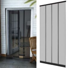 Insektenschutz Tür Vorhang 95x220cm anthrazit Fliegengitter Insektenvorhang