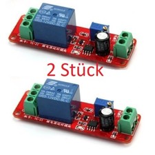 2 Stück NE555 DC 12V Delay Relay shield Timer Switch Adjustable Module 0 To 10 S