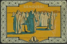 SENOUSSI  - REEMTSMA, HAMBURG - 12 ZIGARETTEN - ALTE BLECHDOSE