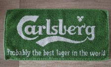 Carlsberg Beer Bier Merchandise Werbeartikel Bar Tuch Bar Towel