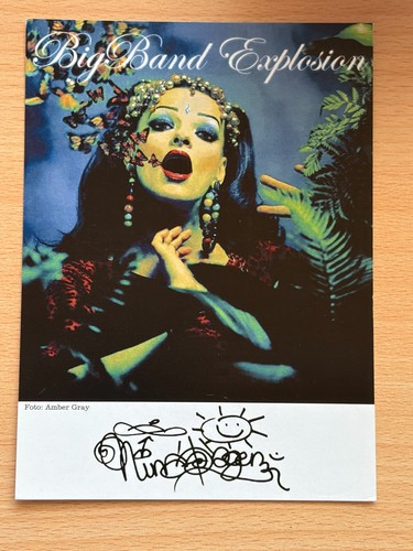 Nina hagen autogrammkarte - hagen,
