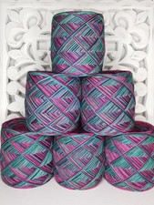 1470 g Fuchsia-Türkis-Bunt