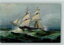10548107 - Italienische Brigantine 1840, AK Segelschiff