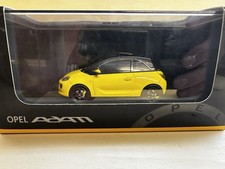 1:43 Opel Adam Gelb Selten Präsentationsformen Opel Händler IScale 
