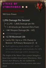 Strike of Stormhorn 2GA Sorc