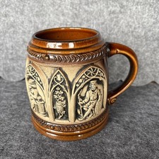 Relief Keramik Bierkrug -
