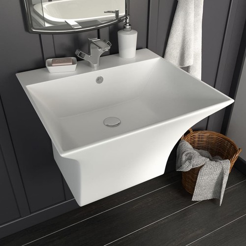 Vidaxl wandwaschbecken keramik - vidaxl,