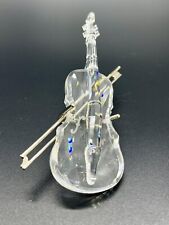 Original Swarovski Geige Violine mit Bogen, 11 cm, 203056 Musik Instrumente