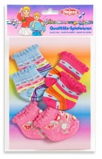 HELESS PUPPENKLEIDUNG SÖCKCHEN SOCKEN 3 PAAR 35 - 45 cm PUPPEN-KLEIDUNG