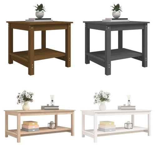 Couchtisch massivholz kiefer - couchtisch,