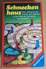 Ravensburger Würfelspiel Schneckenhaus 1980 vollständig Mitbringspiel Vintage