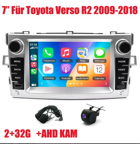 Für toyota verso - 7", r2