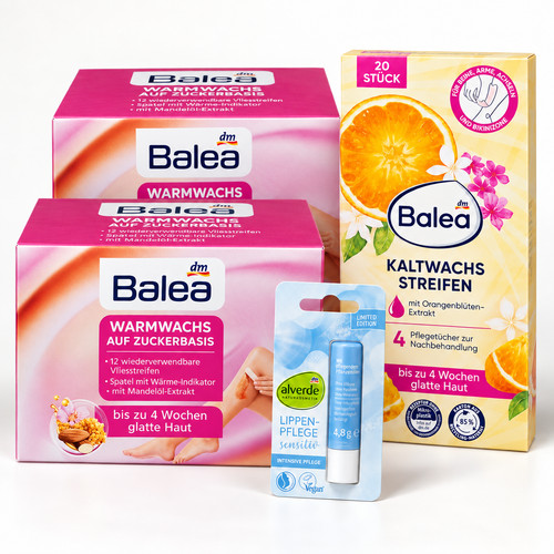 Balea warmwachs 2x250ml - balea, +