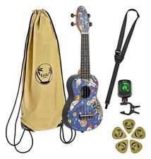 B-WARE Ortega K2-SP Keiki Sopran Ukulele Spaceman Pack Set Tasche Tuner Plektren
