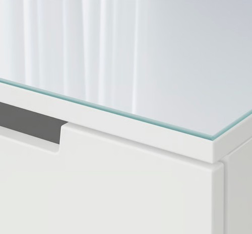 Glasplatte für malm kommode - für,