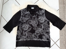 THEA 42 Plus Damen Tunika Oberteil T-Shirt Gr. L 44/46 schwarz weiß orientalisch