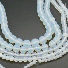 NELLYS Opal  weiß transparent 4-12mm Strang Perlen Edelsteine DIY