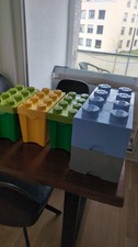 Lego Brick Aufbewahrungsbox Auswahl in verschiedenen Farben, guter Zustand, 6 St