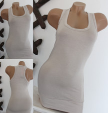 Damen Tank Top Long Top Shirt