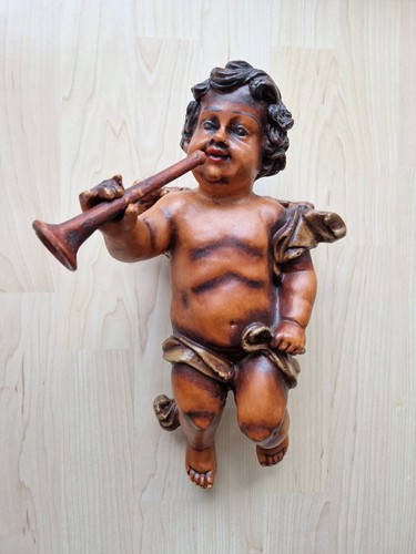 Großer engel cherub putte mit - engel,