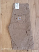 Carhartt Damen Shorts W27 S Thrift Pant Cargo Carpenter Beige Worker Pants Neu